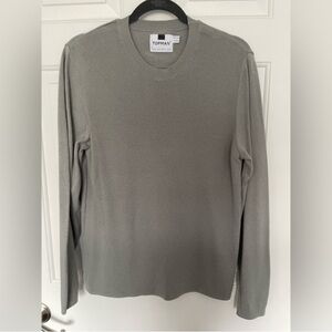 Topman Men's Crewneck Sweater in Light Gray D-56